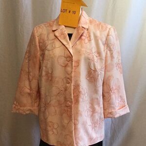 Ladies fully lined linen look jacket by ALFRED DNR